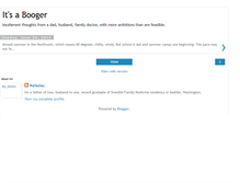 Tablet Screenshot of itsabooger.blogspot.com