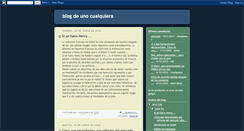 Desktop Screenshot of 1cualquiera.blogspot.com