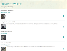 Tablet Screenshot of escapetowhere.blogspot.com