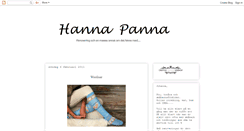 Desktop Screenshot of hannapannaway.blogspot.com