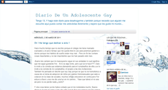 Desktop Screenshot of diariodeunadolecentegay.blogspot.com