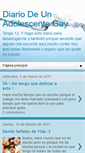 Mobile Screenshot of diariodeunadolecentegay.blogspot.com