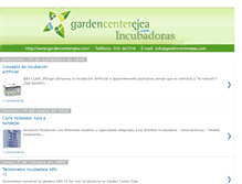 Tablet Screenshot of gardencenterincubadoras.blogspot.com