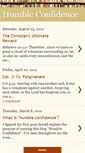 Mobile Screenshot of greg-humbleconfidence.blogspot.com