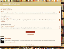 Tablet Screenshot of greg-humbleconfidence.blogspot.com