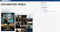 Desktop Screenshot of documentary-film.blogspot.com