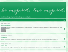 Tablet Screenshot of beinspiredliveinspired.blogspot.com