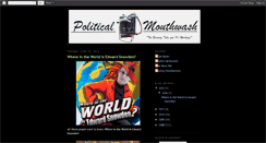Desktop Screenshot of politicalmouthwash.blogspot.com