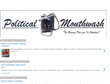 Tablet Screenshot of politicalmouthwash.blogspot.com