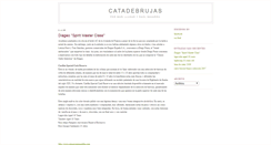 Desktop Screenshot of catadebrujas.blogspot.com