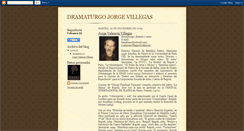 Desktop Screenshot of dramaturgojorgevillegas.blogspot.com