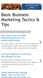 Mobile Screenshot of marketing-tactics-tips.blogspot.com