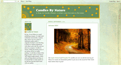 Desktop Screenshot of candlesbynature.blogspot.com