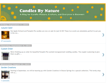 Tablet Screenshot of candlesbynature.blogspot.com