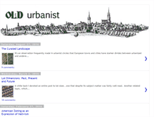 Tablet Screenshot of oldurbanist.blogspot.com