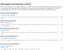 Tablet Screenshot of communitycouncilpontypool.blogspot.com