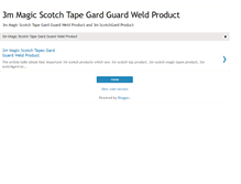 Tablet Screenshot of 3mmagicscotchtapegardguardweldproduct.blogspot.com