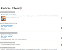 Tablet Screenshot of apartmanisokobanja.blogspot.com