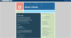 Desktop Screenshot of niche-e-books.blogspot.com