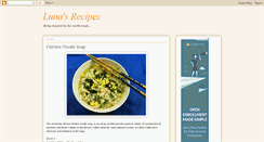 Desktop Screenshot of lunasrecipes.blogspot.com