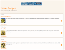 Tablet Screenshot of lunasrecipes.blogspot.com