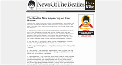 Desktop Screenshot of newsofthebeatles.blogspot.com