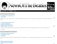 Tablet Screenshot of newsofthebeatles.blogspot.com