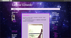 Desktop Screenshot of lariissagotardo.blogspot.com