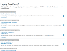 Tablet Screenshot of happyfuncamp.blogspot.com