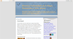 Desktop Screenshot of historiaycuriosidadesdelilusionismo.blogspot.com