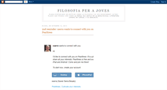 Desktop Screenshot of filojoves.blogspot.com