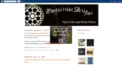 Desktop Screenshot of empressivedesigns.blogspot.com