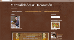 Desktop Screenshot of manualidadesydecoracion.blogspot.com