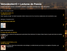 Tablet Screenshot of presentacionesversodestierro.blogspot.com