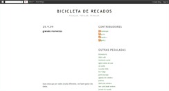 Desktop Screenshot of bicicletaderecados.blogspot.com