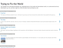 Tablet Screenshot of howtofixtheworld1.blogspot.com
