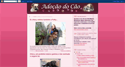 Desktop Screenshot of adocao-docao-adotados.blogspot.com