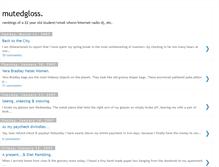 Tablet Screenshot of mutedgloss.blogspot.com