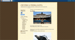 Desktop Screenshot of cruceroatierrasanta.blogspot.com