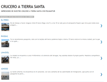 Tablet Screenshot of cruceroatierrasanta.blogspot.com