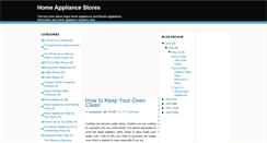 Desktop Screenshot of homeappliancestore.blogspot.com