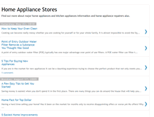 Tablet Screenshot of homeappliancestore.blogspot.com