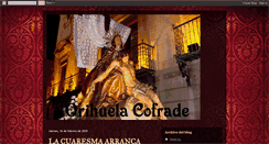 Desktop Screenshot of orihuelacofrade.blogspot.com