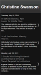 Mobile Screenshot of christineswanson.blogspot.com