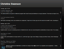 Tablet Screenshot of christineswanson.blogspot.com