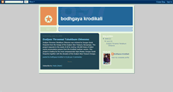 Desktop Screenshot of bodhgayakrodikali.blogspot.com