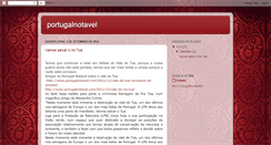 Desktop Screenshot of portugalnotavel.blogspot.com