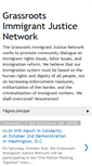 Mobile Screenshot of grassrootsimmigrantjusticenetwork.blogspot.com