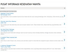 Tablet Screenshot of kesehatanwanitacantik.blogspot.com