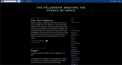 Desktop Screenshot of churchofenoch.blogspot.com